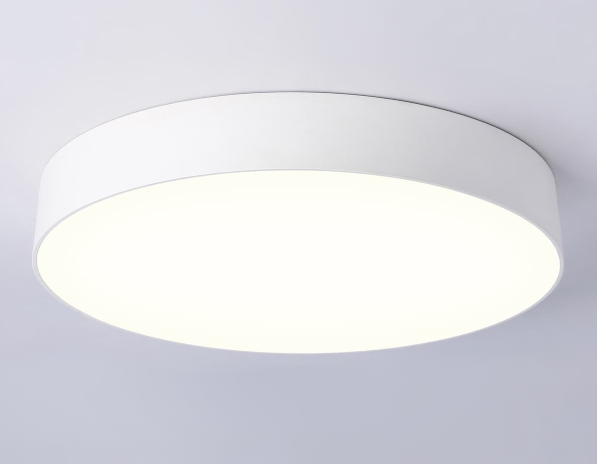 Потолочный светодиодный светильник FV5527 WH белый LED 45W 3000K D400*58 (Без ПДУ) Ambrella Light 15