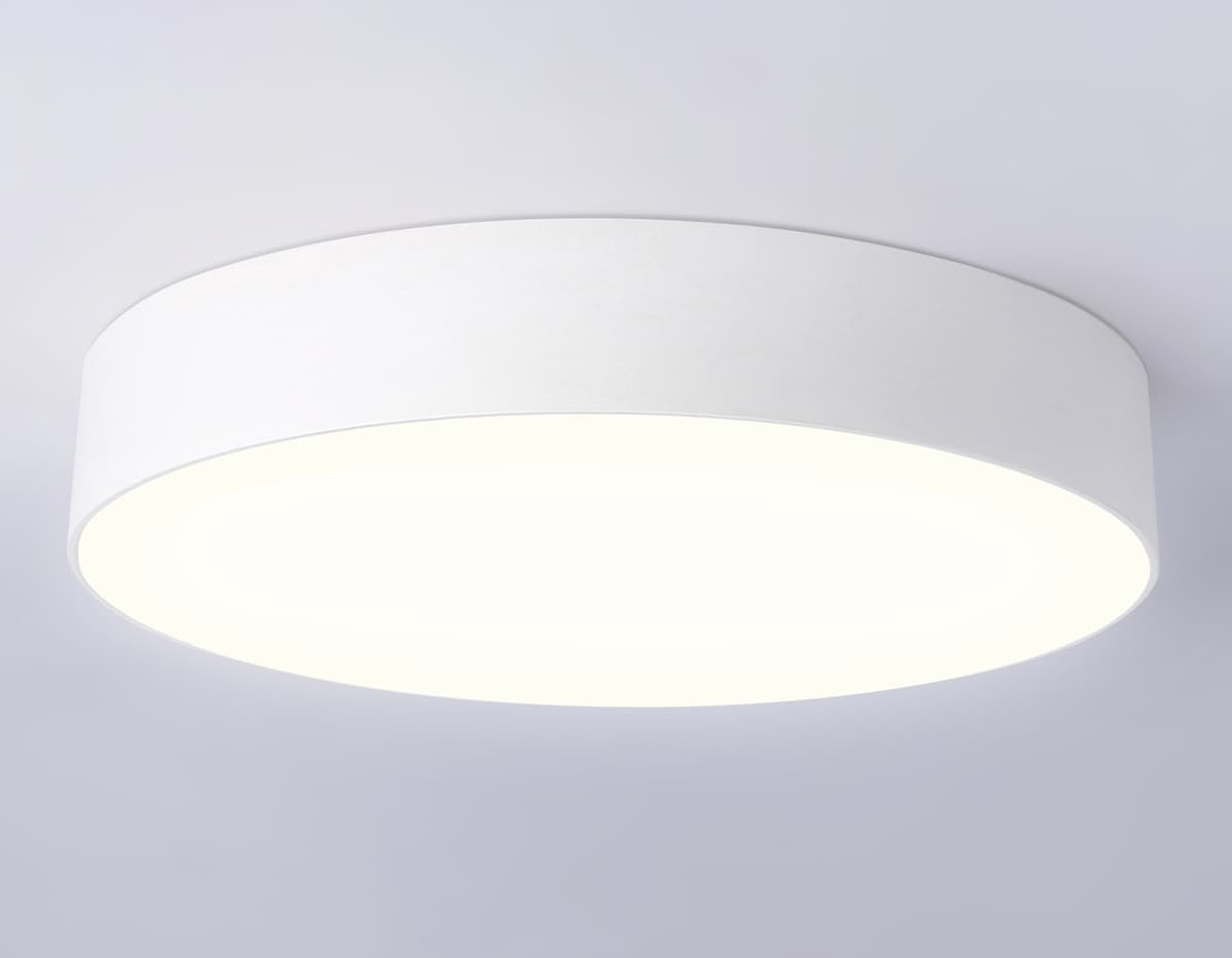 Потолочный светодиодный светильник FV5527 WH белый LED 45W 3000K D400*58 (Без ПДУ) Ambrella Light 16