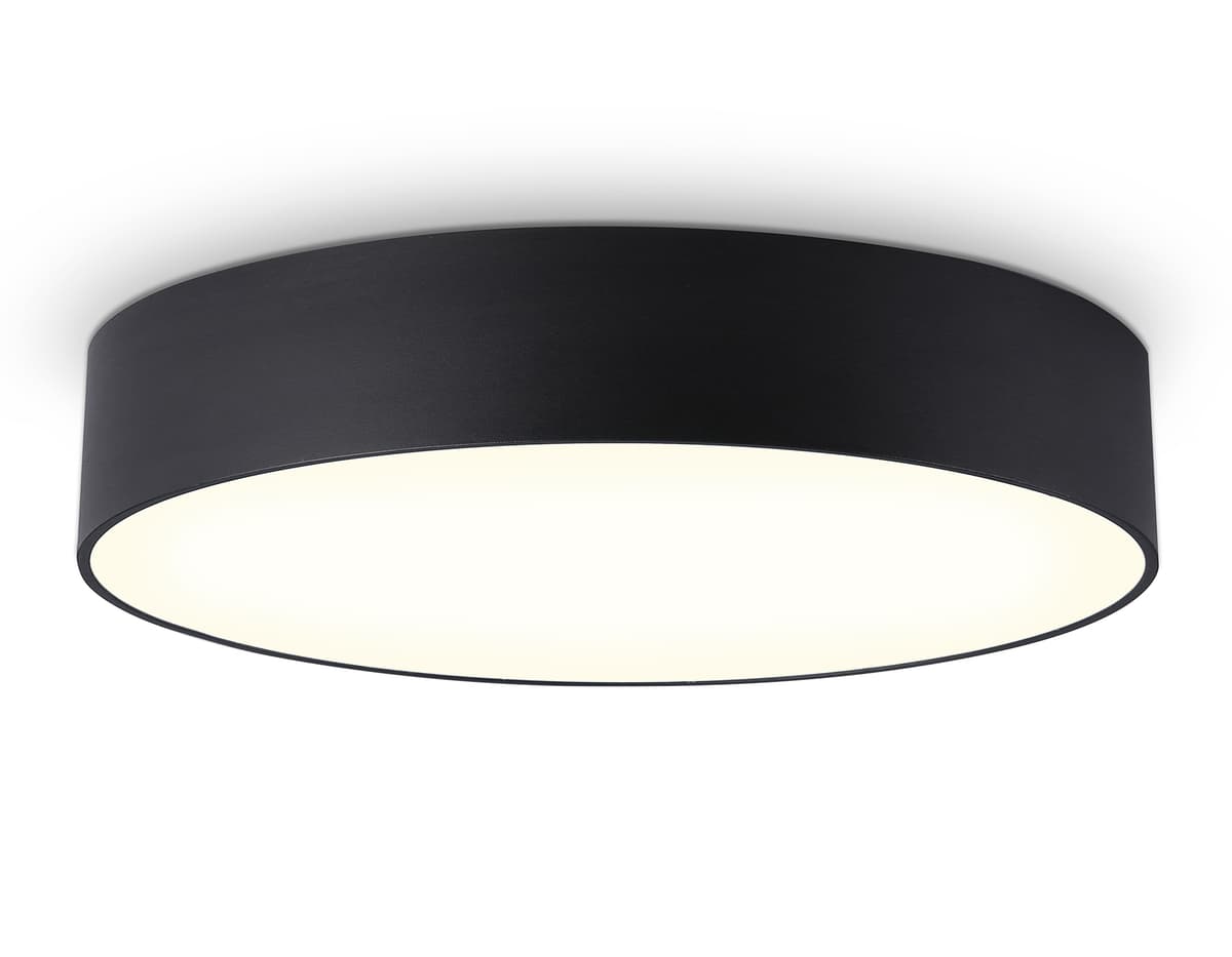 Потолочный светодиодный светильник FV5529 BK черный LED 45W 3000K D400*58 (Без ПДУ) Ambrella Light 10