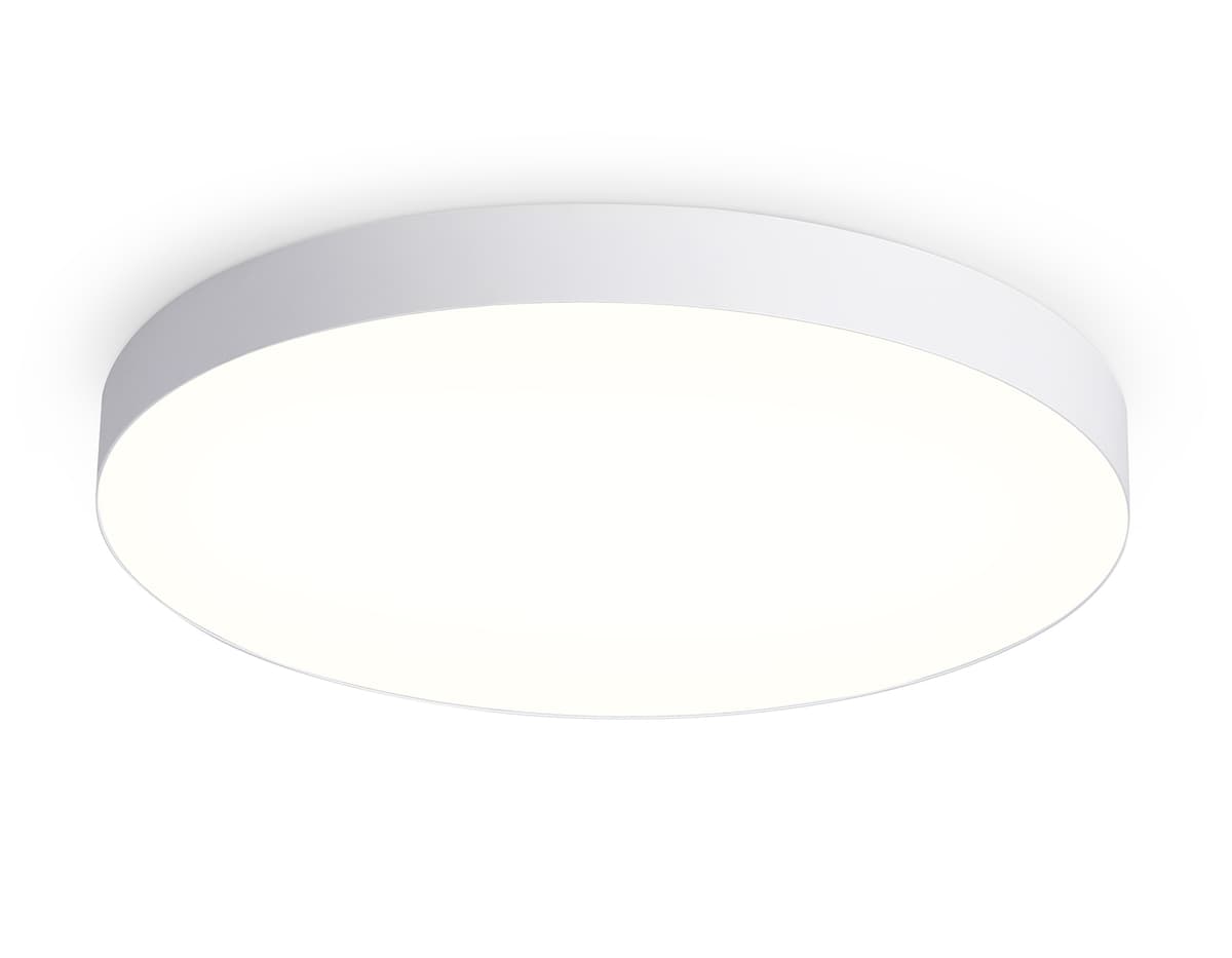 Потолочный светодиодный светильник FV5535 WH белый LED 90W 3000K D600*58 (Без ПДУ) Ambrella Light 10