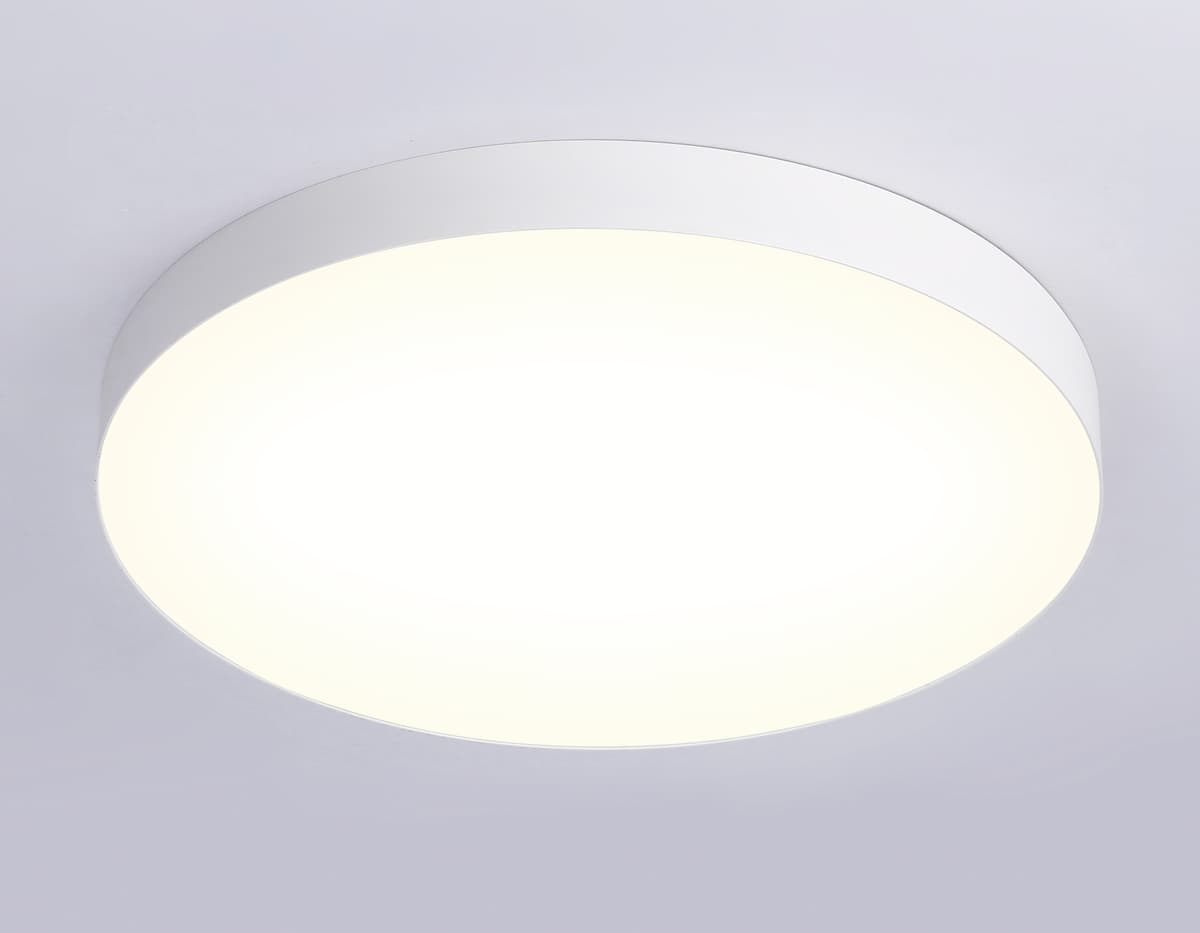Потолочный светодиодный светильник FV5535 WH белый LED 90W 3000K D600*58 (Без ПДУ) Ambrella Light 15