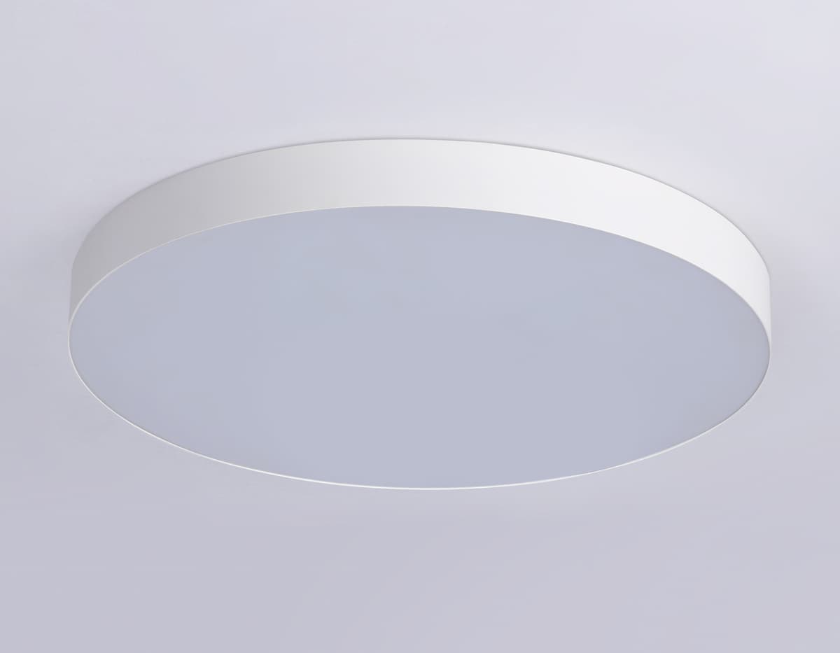 Потолочный светодиодный светильник FV5535 WH белый LED 90W 3000K D600*58 (Без ПДУ) Ambrella Light 17