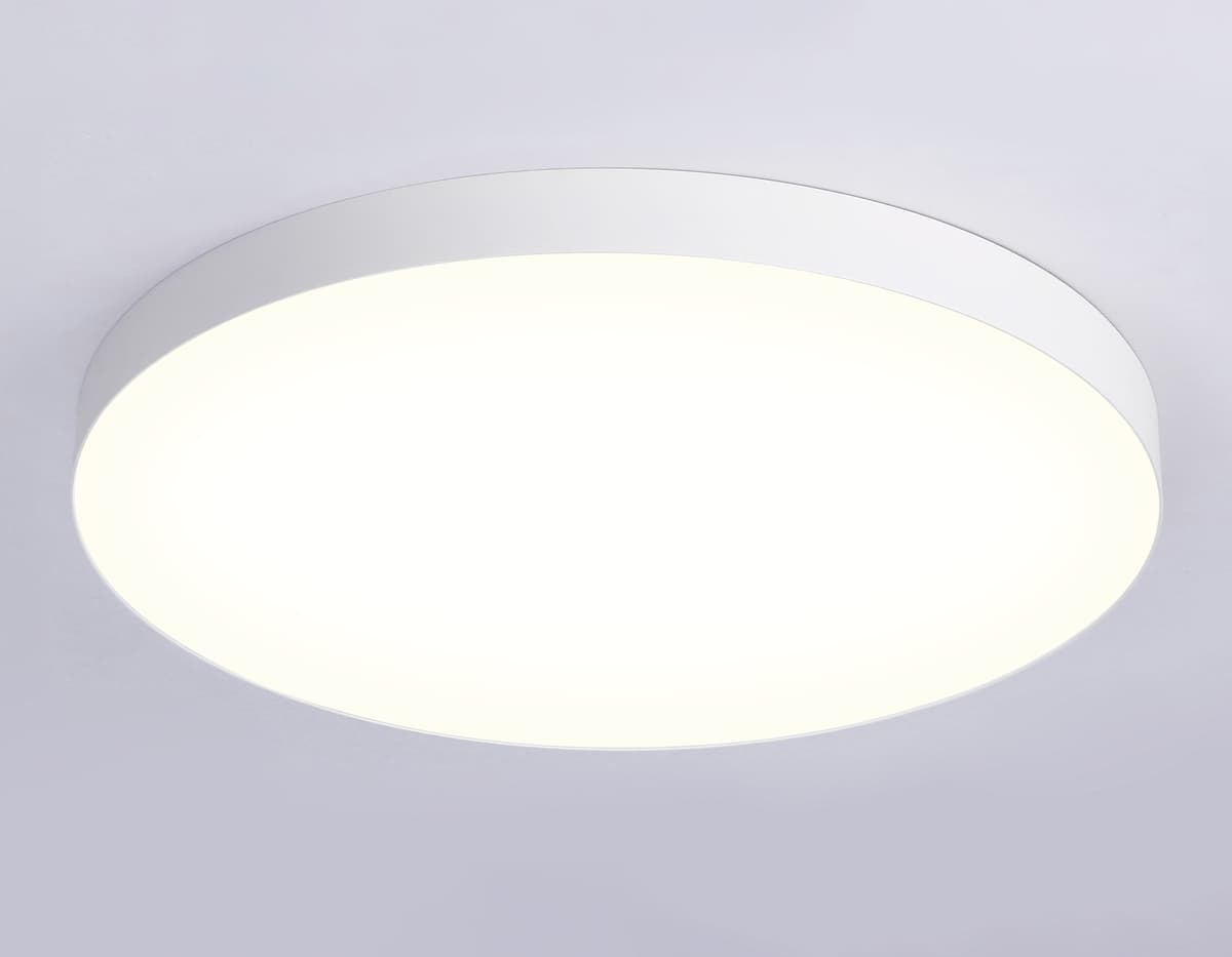 Потолочный светодиодный светильник FV5539 WH белый LED 130W 3000K D800*58 (Без ПДУ) Ambrella Light 15