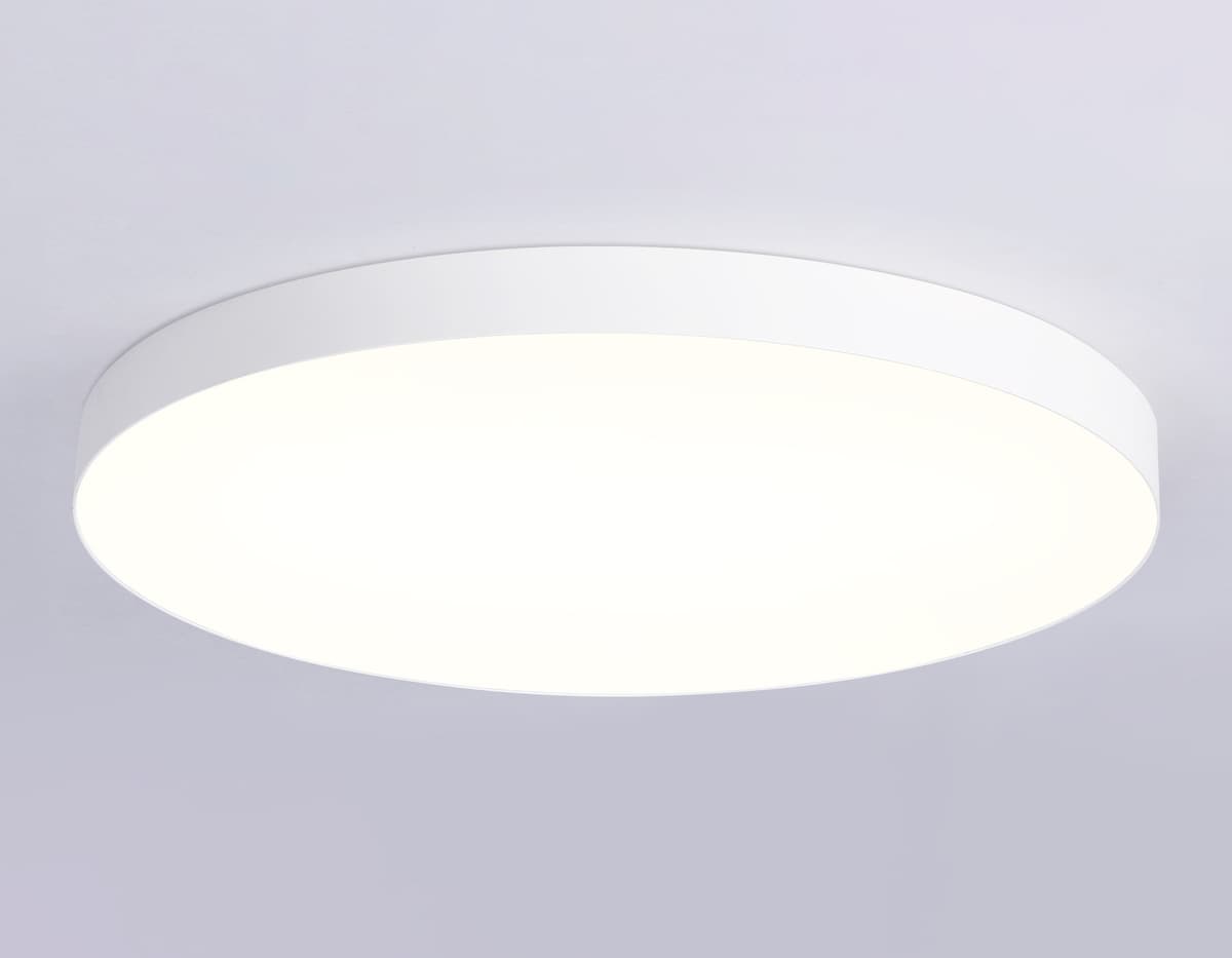 Потолочный светодиодный светильник FV5539 WH белый LED 130W 3000K D800*58 (Без ПДУ) Ambrella Light 16