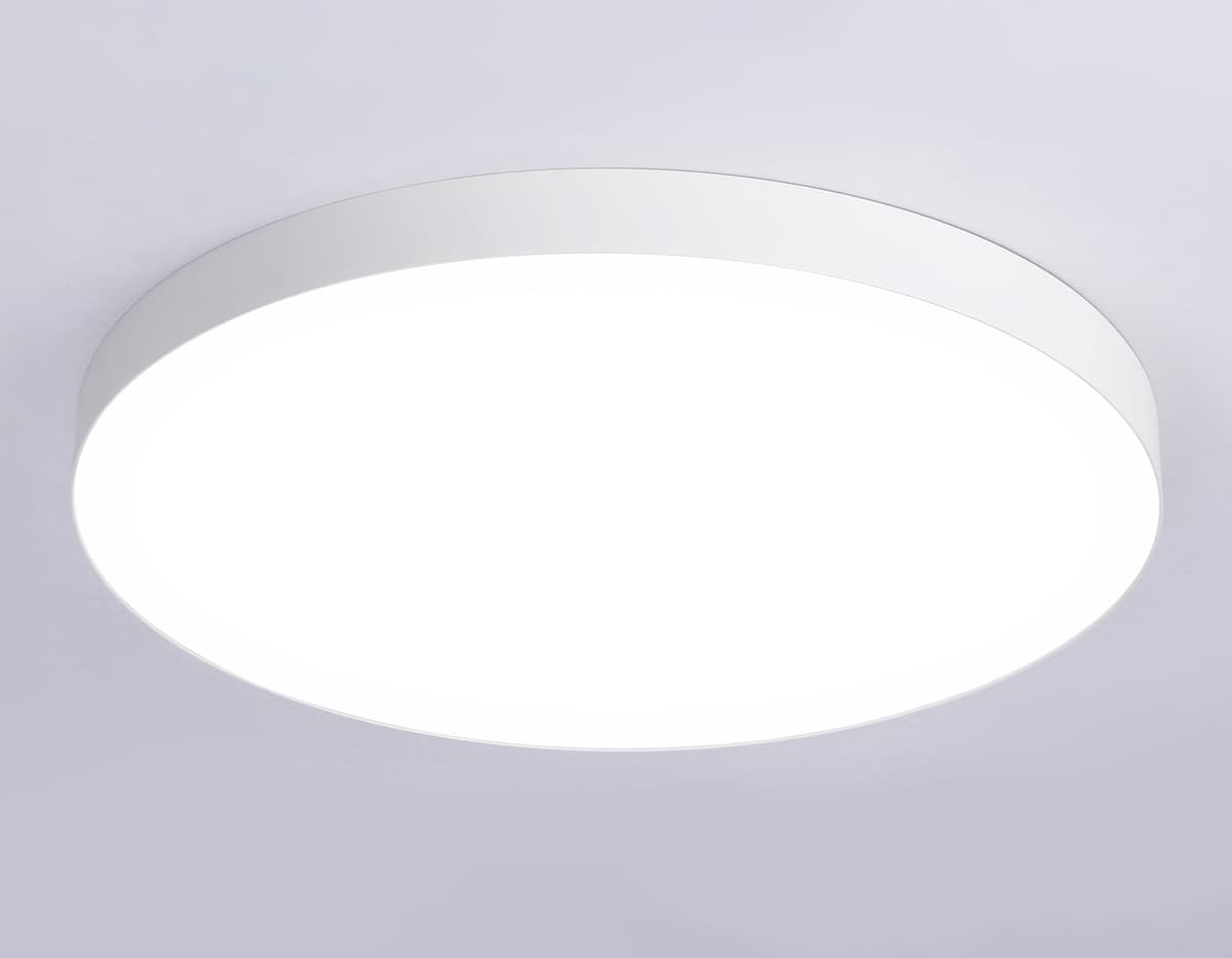 Потолочный светодиодный светильник FV5540 WH белый LED 130W 4200K D800*58 (Без ПДУ) Ambrella Light 15