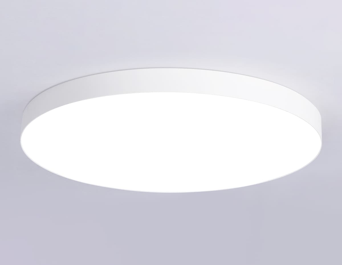 Потолочный светодиодный светильник FV5540 WH белый LED 130W 4200K D800*58 (Без ПДУ) Ambrella Light 16