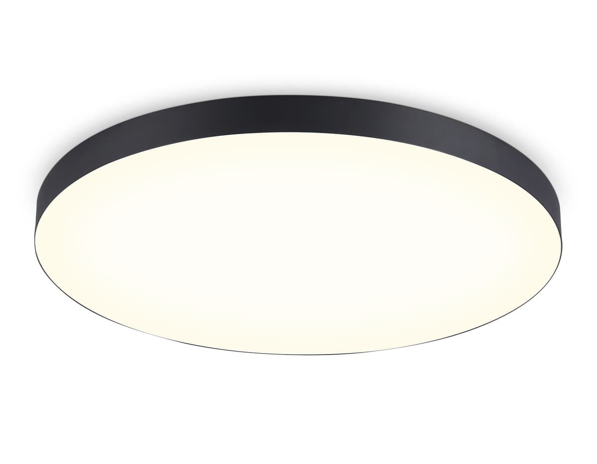 Потолочный светодиодный светильник FV5541 BK черный LED 130W 3000K D800*58 (Без ПДУ) Ambrella Light 10