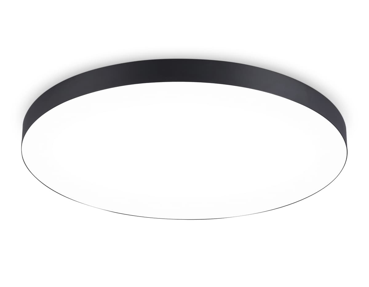 Потолочный светодиодный светильник FV5542 BK черный LED 130W 4200K D800*58 (Без ПДУ) Ambrella Light 10
