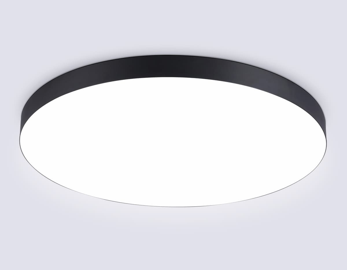 Потолочный светодиодный светильник FV5542 BK черный LED 130W 4200K D800*58 (Без ПДУ) Ambrella Light 16