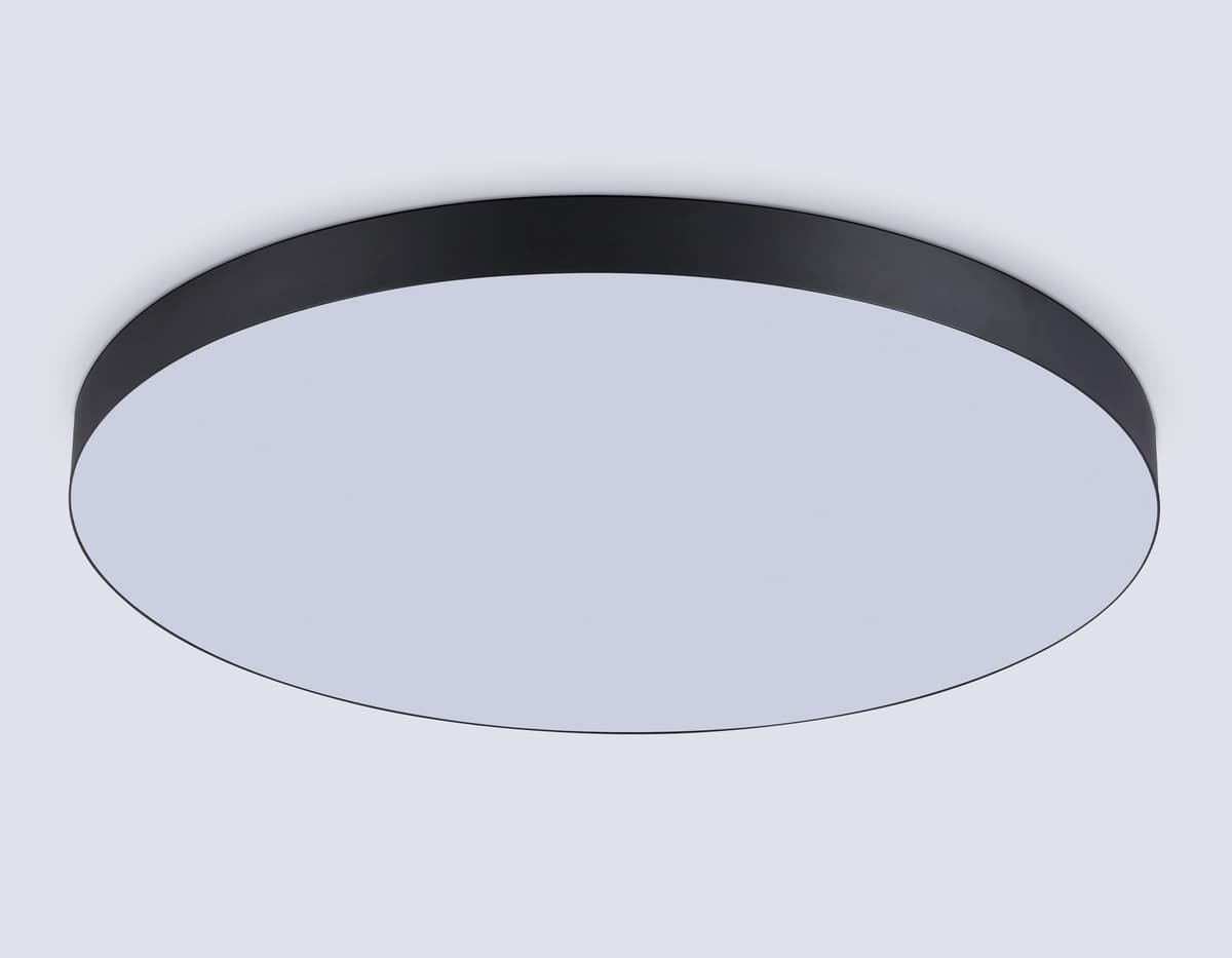 Потолочный светодиодный светильник FV5542 BK черный LED 130W 4200K D800*58 (Без ПДУ) Ambrella Light 17