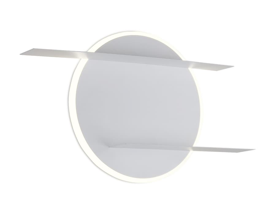 Настенный светодиодный светильник с полками FW102 WH/S белый/песок LED 4200K 28W 420*250*120 Ambrella Light 4