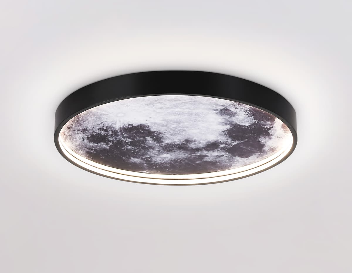 Настенно-потолочный светодиодный светильник FW11110 BK черный 15W LED 3000-6400K D240*38 Ambrella Light 20