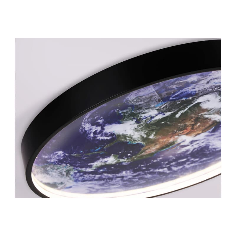 Настенно-потолочный светодиодный светильник FW11132 BK черный 18W LED 3000-6400K D300*38 Ambrella Light 10