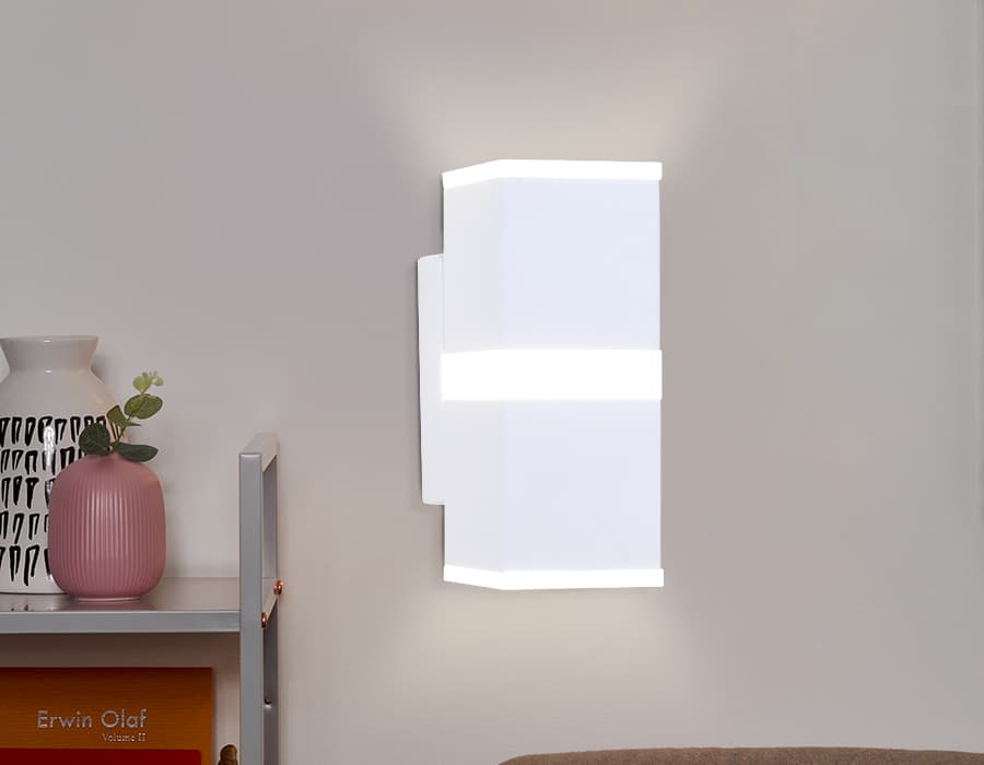 Настенный светодиодный светильник с акрилом FW189 SWH белый песок LED 4200K 12W 140*60*80 Ambrella Light 5