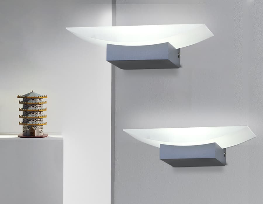 Настенный светодиодный светильник с акрилом FW199 SGR серый песок LED 4200K 5W 200*75*90 Ambrella Light 5
