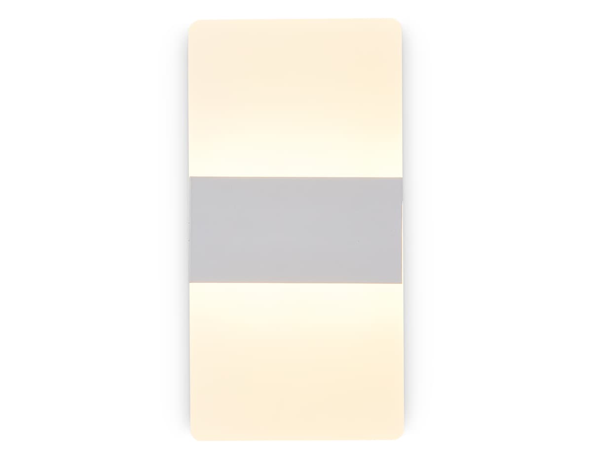 Настенный светодиодный светильник из акрила FW200 WH/FR белый/белый матовый LED 3000K/4200K/6400K 4W 220*110*40 Ambrella Light 9