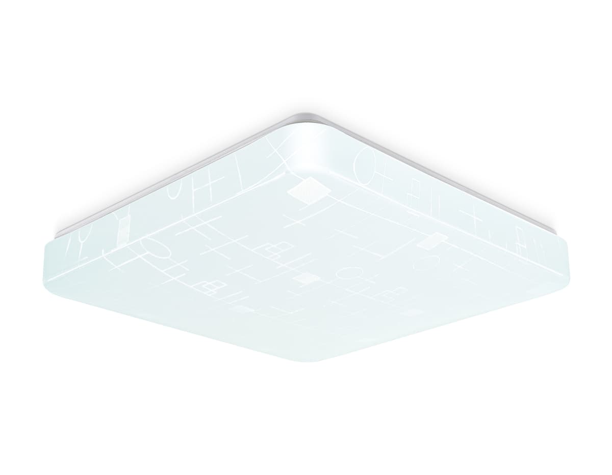 Потолочный светодиодный светильник FZ1155 WH белый 24W 6400K 330*330*80 (Без ПДУ) Ambrella Light 4