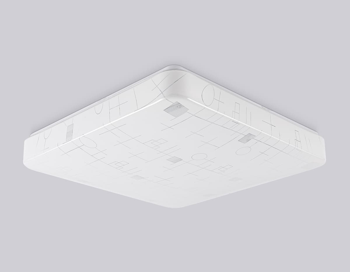 Потолочный светодиодный светильник FZ1156 WH белый 30W 6400K 370*370*85 (Без ПДУ) Ambrella Light 5
