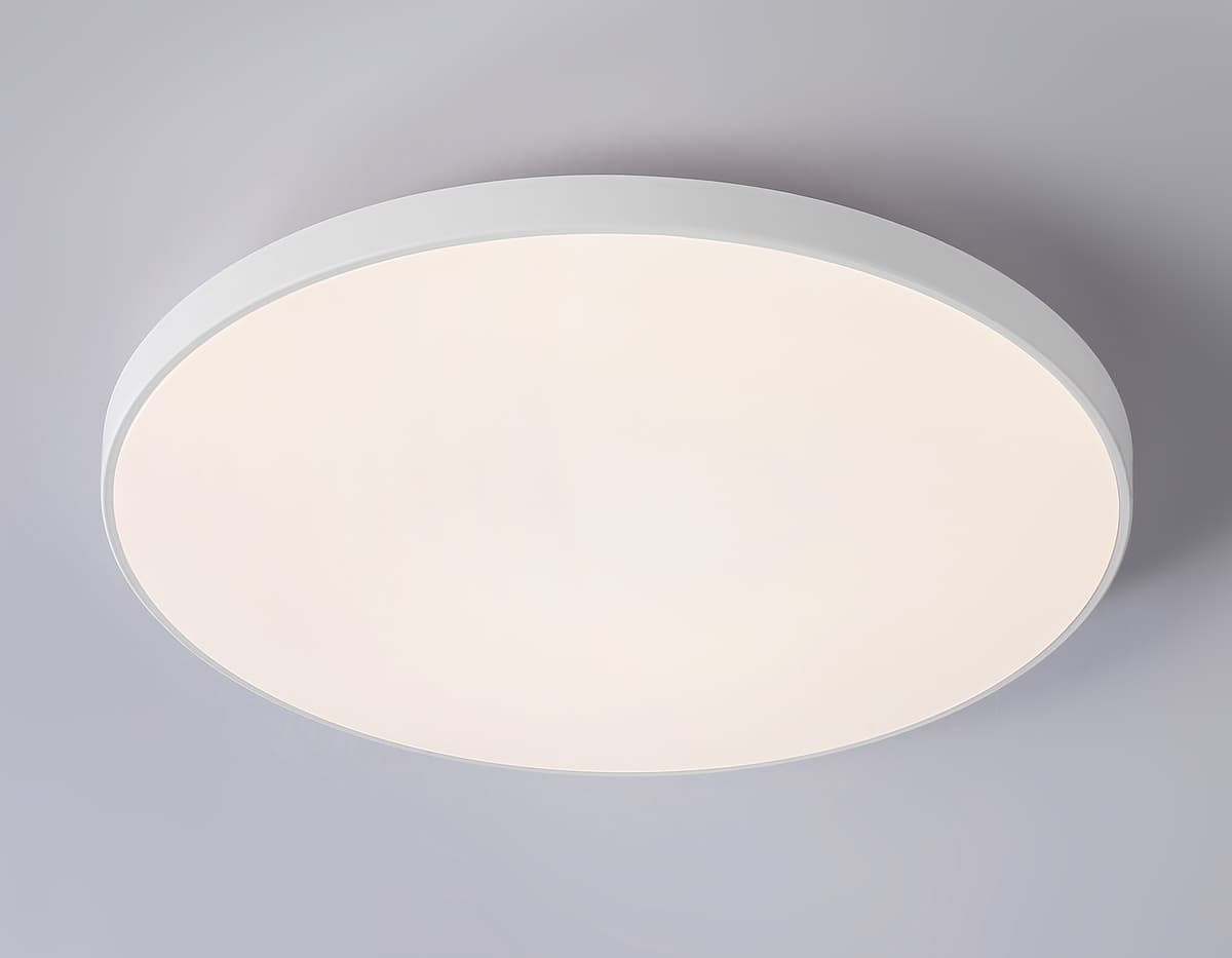 Потолочный светодиодный светильник FZ1221 WH белый IP44 18W 4200K D302*50 (Без ПДУ) Ambrella Light 11