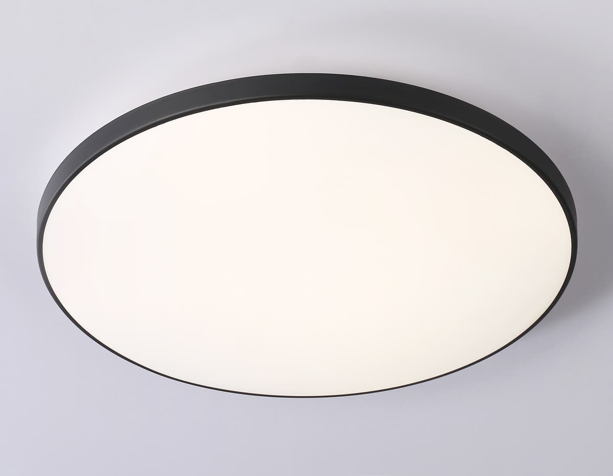 Потолочный светодиодный светильник FZ1226 BK черный IP44 24W 4200K D372*55 (Без ПДУ) Ambrella Light 11