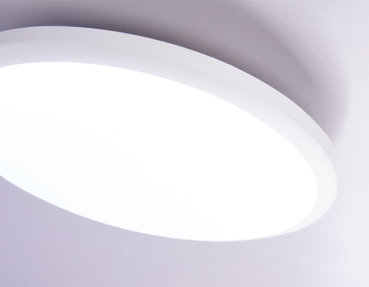 Потолочный светодиодный светильник FZ1230 WH белый IP44 22W 6400К D260*55 (Без ПДУ) Ambrella Light 12