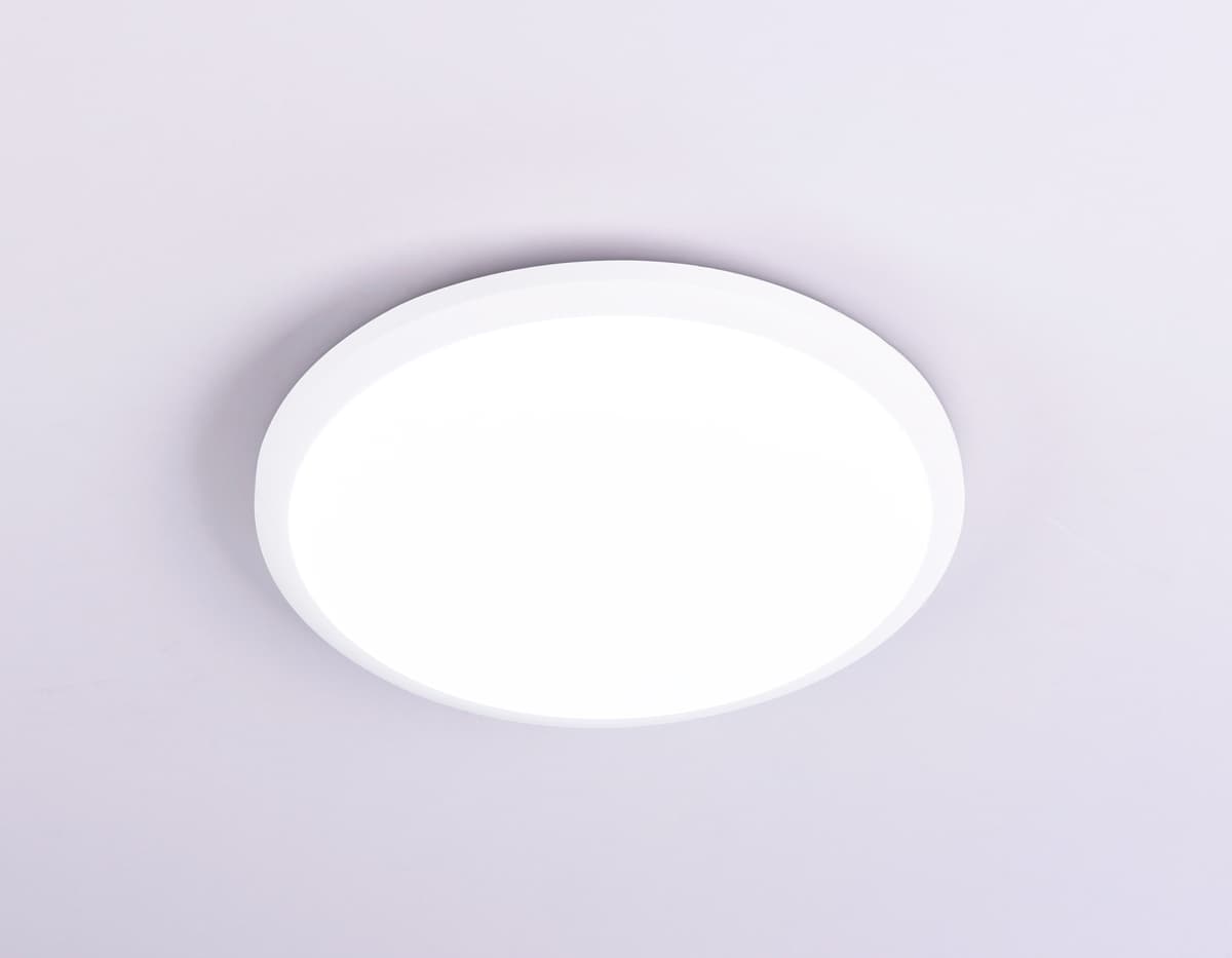 Потолочный светодиодный светильник FZ1230 WH белый IP44 22W 6400К D260*55 (Без ПДУ) Ambrella Light 13