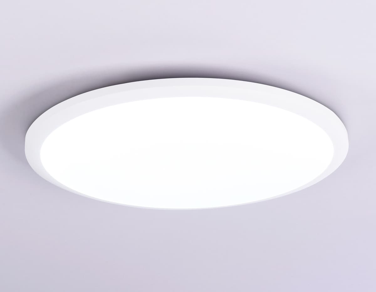 Потолочный светодиодный светильник FZ1232 WH белый IP44 48W 6400К D450*55 (Без ПДУ) Ambrella Light 13