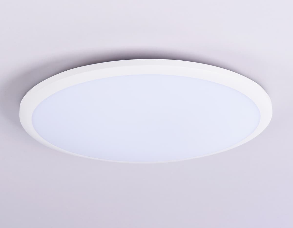 Потолочный светодиодный светильник FZ1232 WH белый IP44 48W 6400К D450*55 (Без ПДУ) Ambrella Light 14