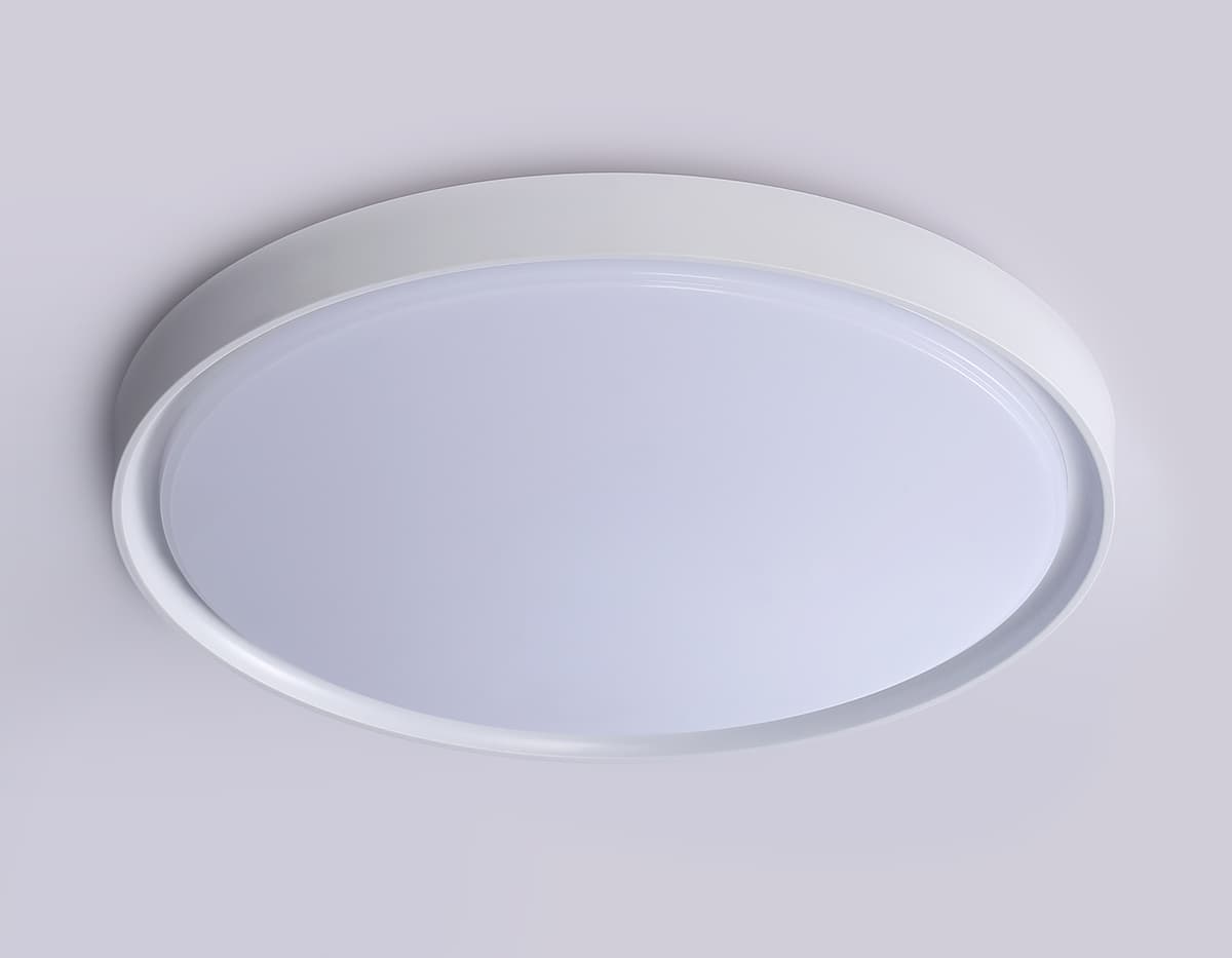 Потолочный светодиодный светильник с высокой степенью защиты IP54 FZ1246 WH белый IP54 12W 5000K D240*60 (Без ПДУ) Ambrella Light 11