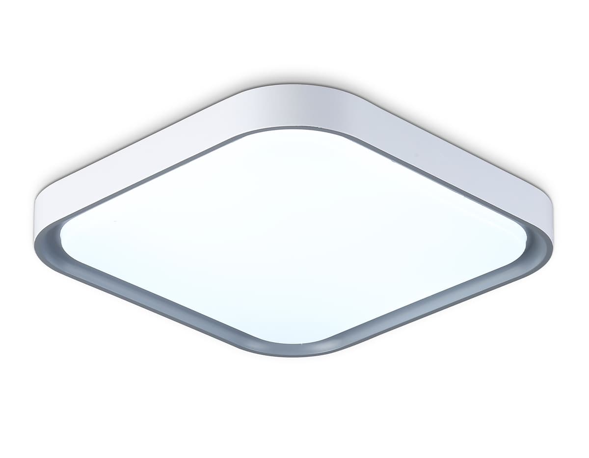 Потолочный светодиодный светильник FZ1256 WH/GR белый/серый 27W 5000K 350*350*60 (Без ПДУ) Ambrella Light 6