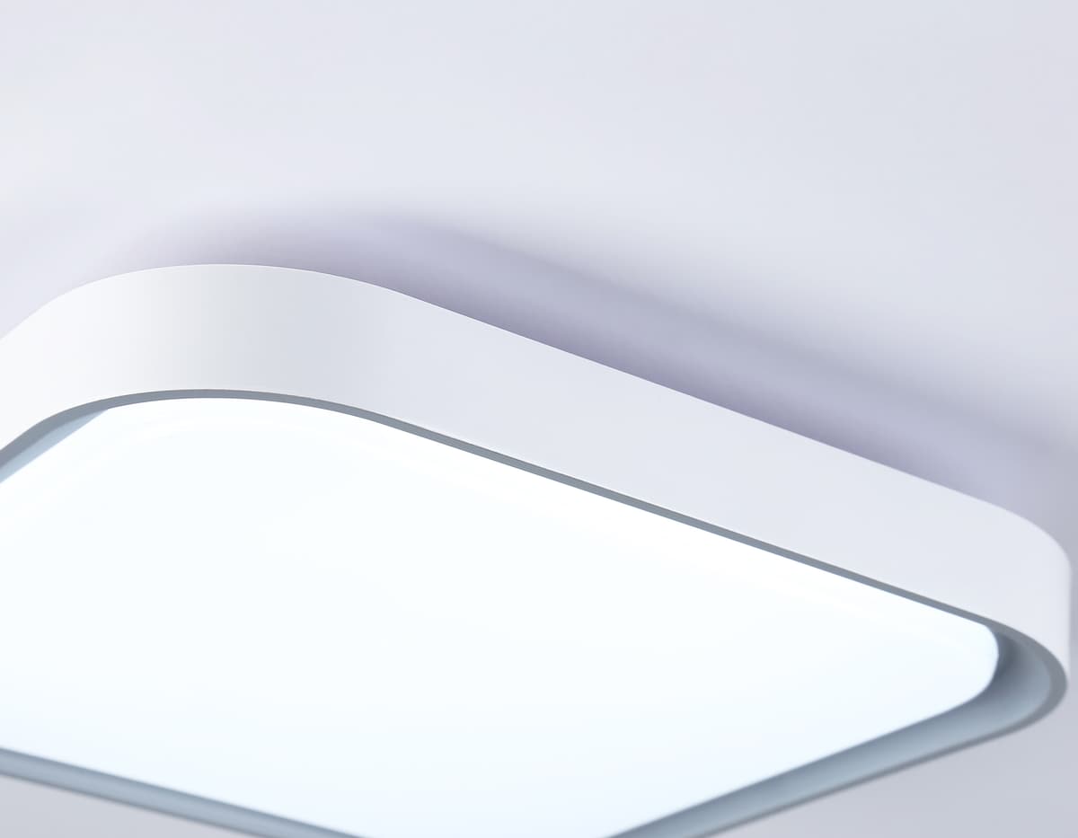Потолочный светодиодный светильник FZ1256 WH/GR белый/серый 27W 5000K 350*350*60 (Без ПДУ) Ambrella Light 7