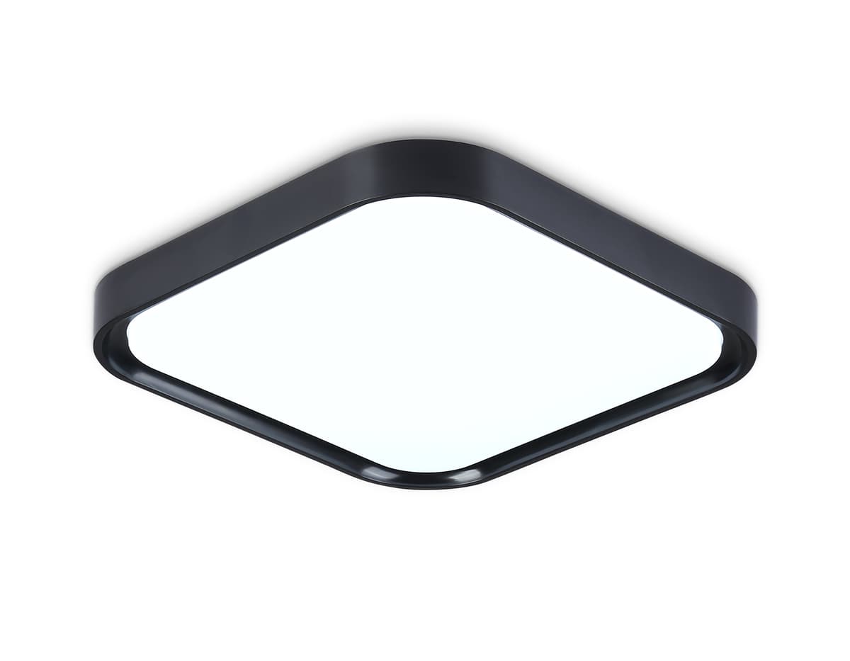 Потолочный светодиодный светильник FZ1262 BK черный 18W 5000K 250*250*60 (Без ПДУ) Ambrella Light 6
