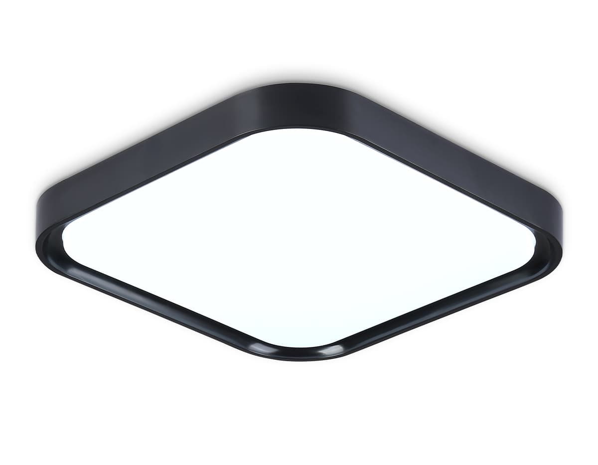 Потолочный светодиодный светильник FZ1268 BK черный 27W 5000K 350*350*60 (Без ПДУ) Ambrella Light 6