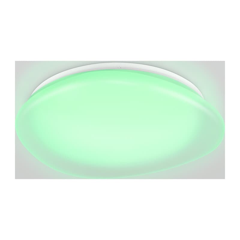 Светодиодный светильник RGB с пультом управления FZ1610 FR матовый IP20 40W 3000-6500K+RGB 410*100 (ПДУ ИК) Ambrella Light 11