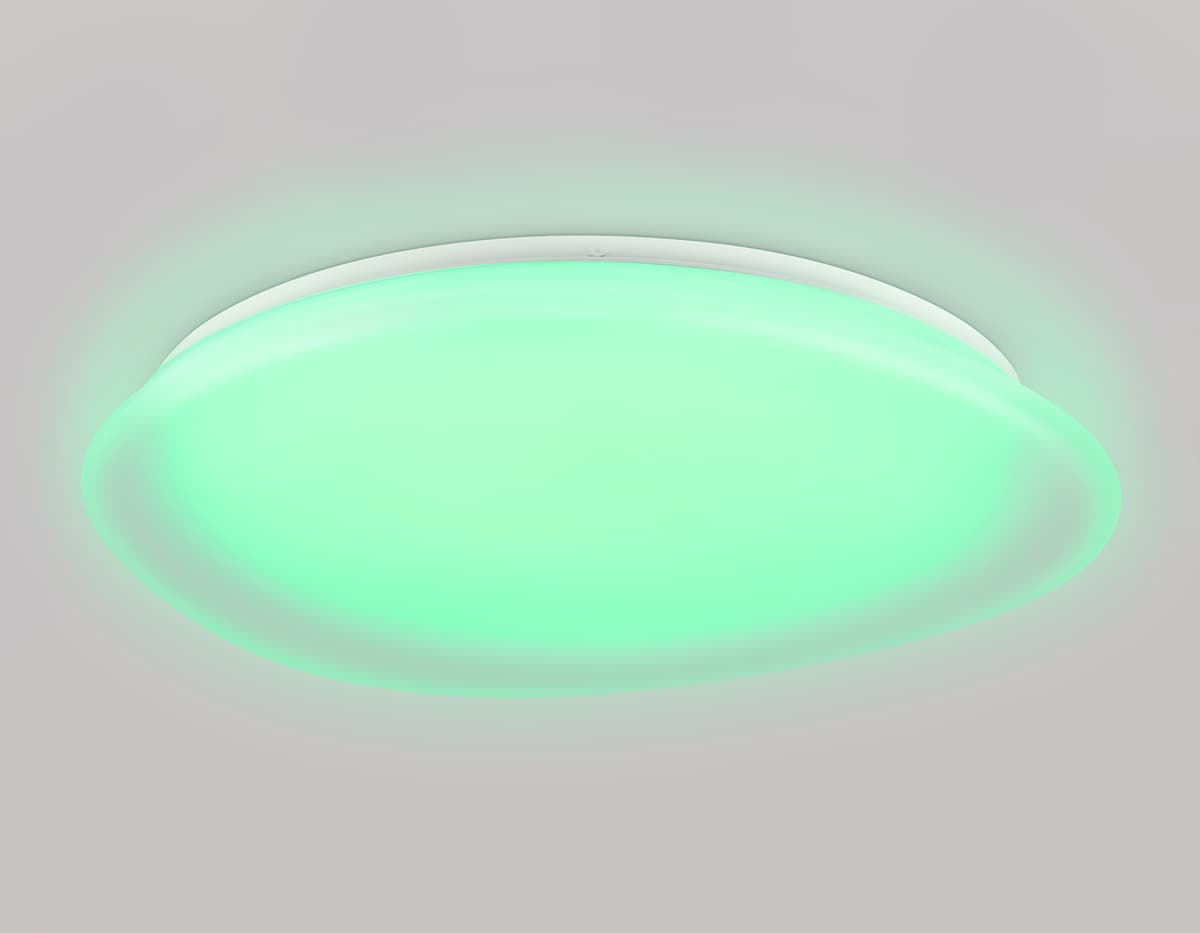 Светодиодный светильник RGB с пультом управления FZ1615 FR матовый IP20 60W 3000-6500K+RGB 510*100 (ПДУ ИК) Ambrella Light 19