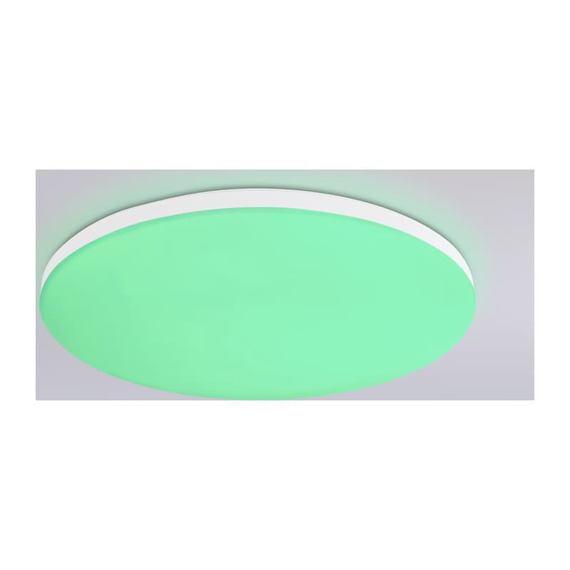 Умный светодиодный светильник Smart Ambrella Light 20W с Wi-Fi, Яндекс Алисой, Tuya, Smart Home, Alexa и ИК пультом FZ2001 WH белый IP54 20W 3000K-6500K+RGB Wi-Fi Алиса/Tuya/Smart Home/Alexa D300*55 (ПДУ ИК) Ambrella Light 12