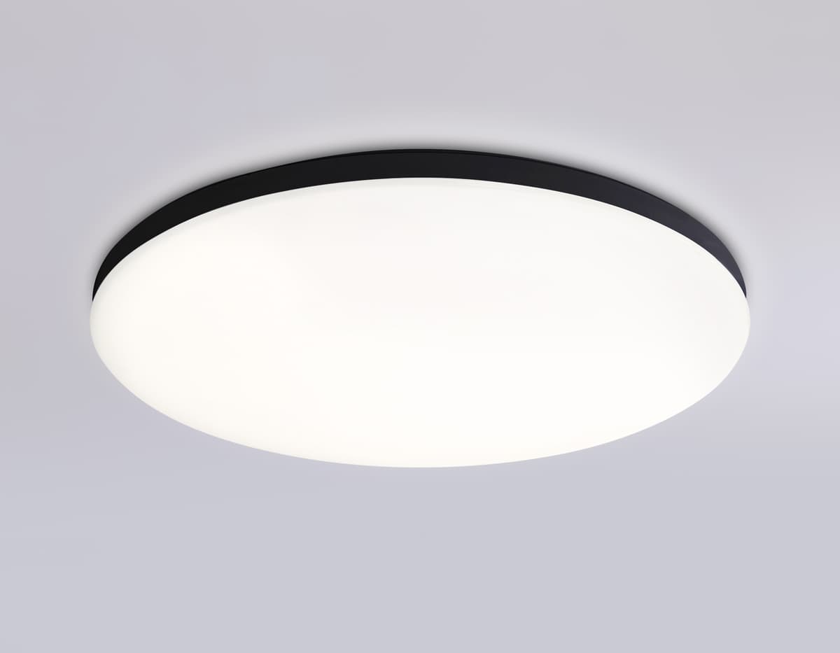 Умный светодиодный светильник Smart Ambrella Light 20W с Wi-Fi, Яндекс Алисой, Tuya, Smart Home, Alexa и ИК пультом FZ2004 BK черный IP54 20W 3000K-6500K+RGB Wi-Fi Алиса/Tuya/Smart Home/Alexa D300*55 (ПДУ ИК) Ambrella Light 21