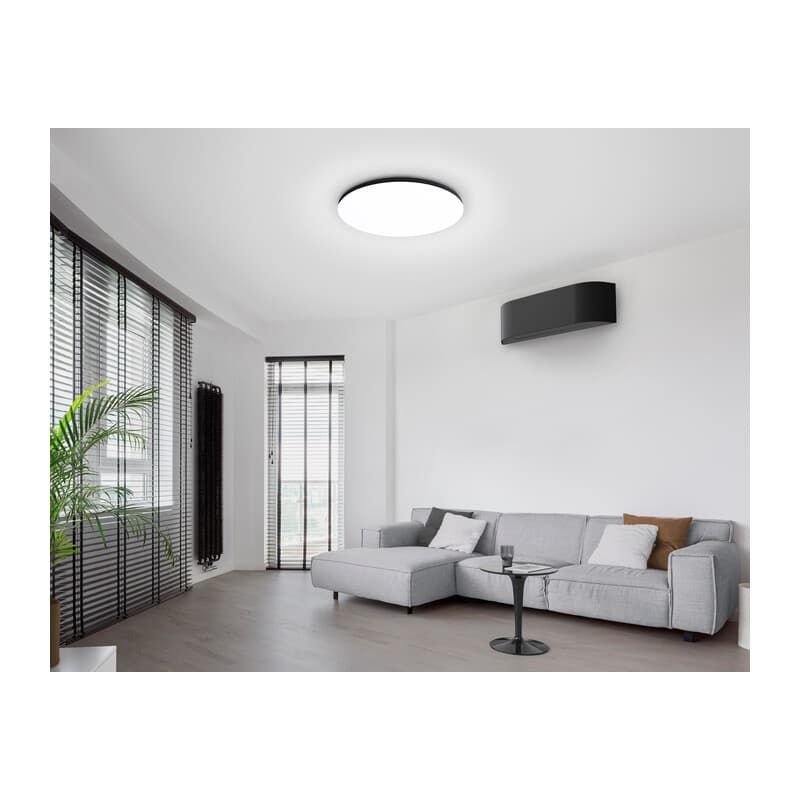 Умный светодиодный светильник Smart Ambrella Light 25W с Wi-Fi, Яндекс Алисой, Tuya, Smart Home, Alexa и ИК пультом FZ2005 BK черный IP54 25W 3000K-6500K+RGB Wi-Fi Алиса/Tuya/Smart Home/Alexa D370*55 (ПДУ ИК) Ambrella Light 16