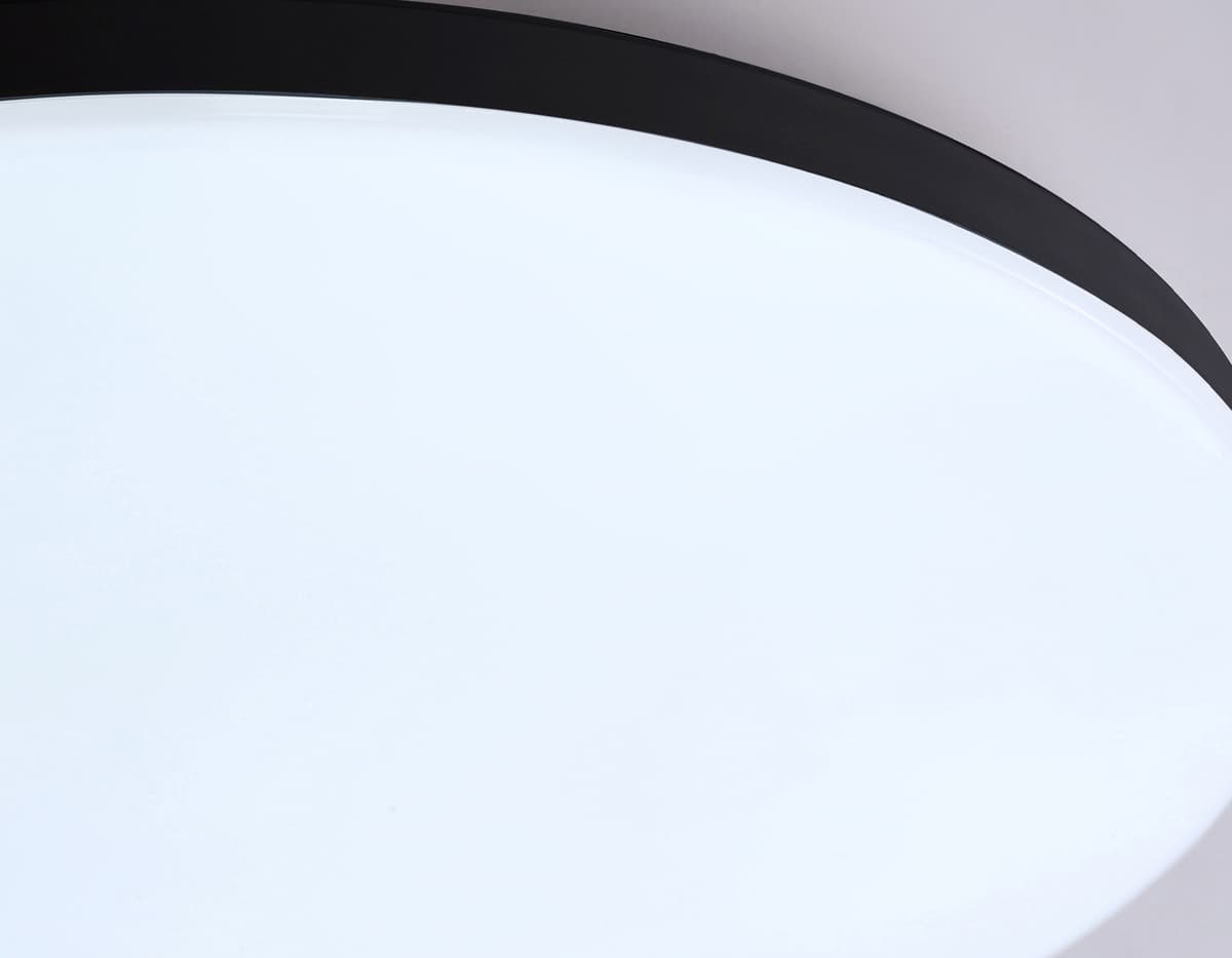 Умный светодиодный светильник Smart Ambrella Light 30W с Wi-Fi, Яндекс Алисой, Tuya, Smart Home, Alexa и ИК пультом FZ2006 BK черный IP54 30W 3000K-6500K+RGB Wi-Fi Алиса/Tuya/Smart Home/Alexa D450*60 (ПДУ ИК) Ambrella Light 20