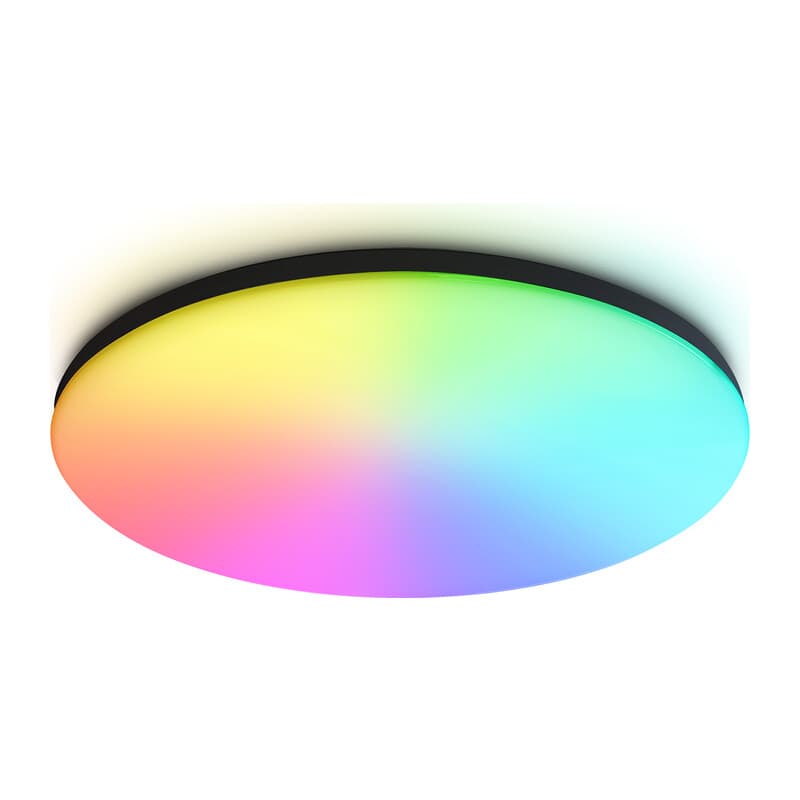 Умный светодиодный светильник Smart Ambrella Light 30W с Wi-Fi, Яндекс Алисой, Tuya, Smart Home, Alexa и ИК пультом FZ2006 BK черный IP54 30W 3000K-6500K+RGB Wi-Fi Алиса/Tuya/Smart Home/Alexa D450*60 (ПДУ ИК) Ambrella Light 9