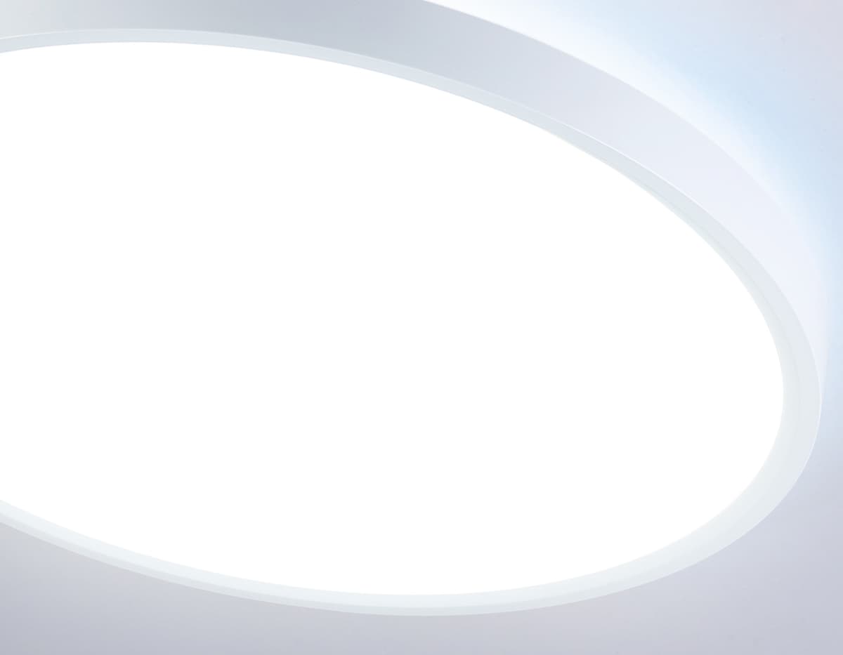 Потолочный светодиодный светильник с подсветкой FZ3001 WH белый IP44 24W+10W 6400+6400К D300*40 (Без ПДУ) Ambrella Light 11
