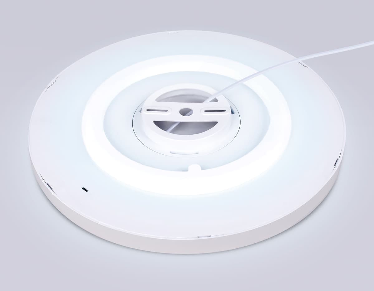 Потолочный светодиодный светильник с подсветкой FZ3005 WH белый IP44 33W+10W 6400+6400К D370*40 (Без ПДУ) Ambrella Light 16