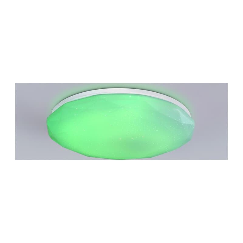 Светодиодный светильник RGB с пультом управления FZ417 WH белый IP20 46W 3000K-6500K+RGB D380*60 (ПДУ ИК) Ambrella Light 11