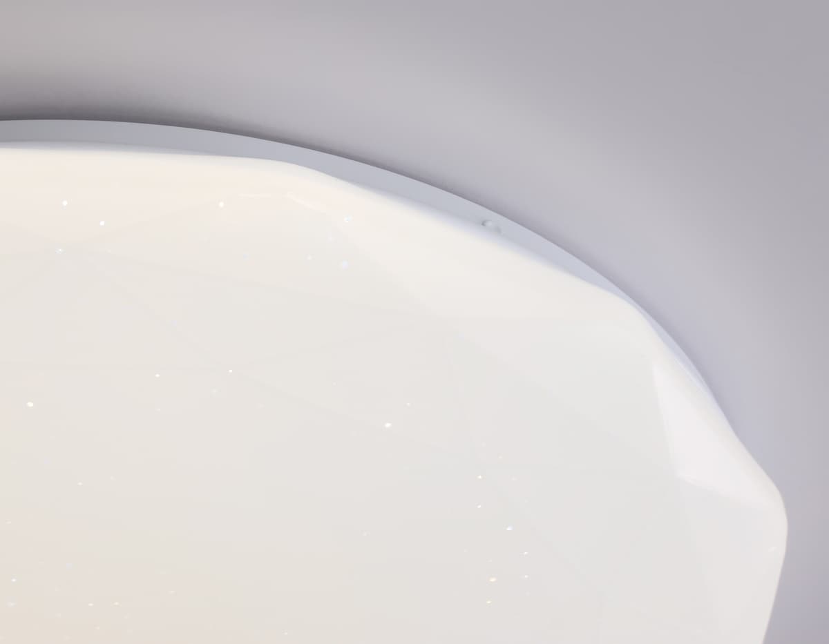 Светодиодный светильник RGB с пультом управления FZ418 WH белый IP20 66W 3000K-6500K+RGB D480*65 (ПДУ ИК) Ambrella Light 18