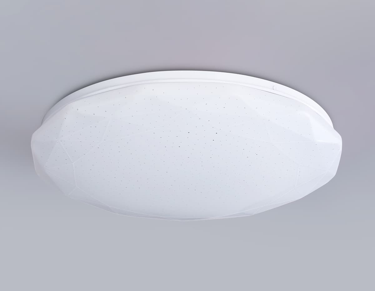 Светодиодный светильник RGB с пультом управления FZ418 WH белый IP20 66W 3000K-6500K+RGB D480*65 (ПДУ ИК) Ambrella Light 21