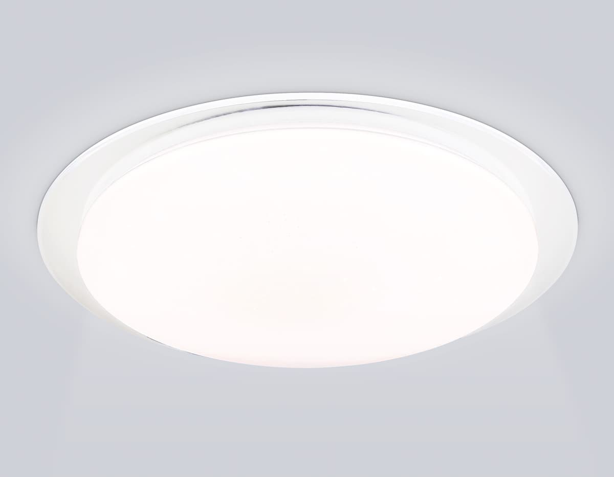 Светодиодный светильник RGB с пультом управления FZ770 WH белый IP20 42W 3000-6500K+RGB 450*55 (ПДУ ИК) Ambrella Light 19
