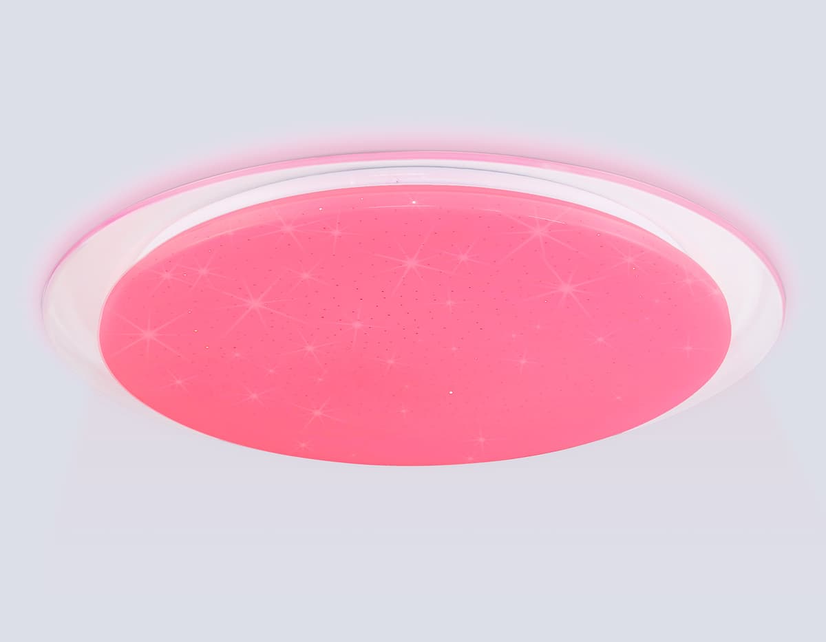 Светодиодный светильник RGB с пультом управления FZ780 WH белый IP20 60W 3000-6500K+RGB 570*55 (ПДУ ИК) Ambrella Light 21