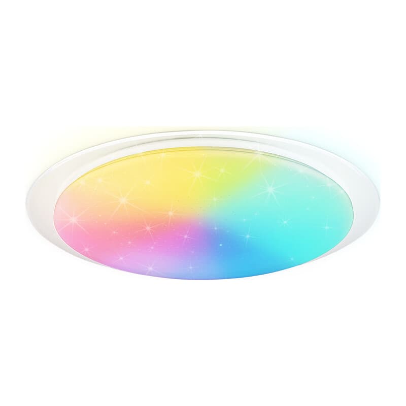 Светодиодный светильник RGB с пультом управления FZ780 WH белый IP20 60W 3000-6500K+RGB 570*55 (ПДУ ИК) Ambrella Light 9
