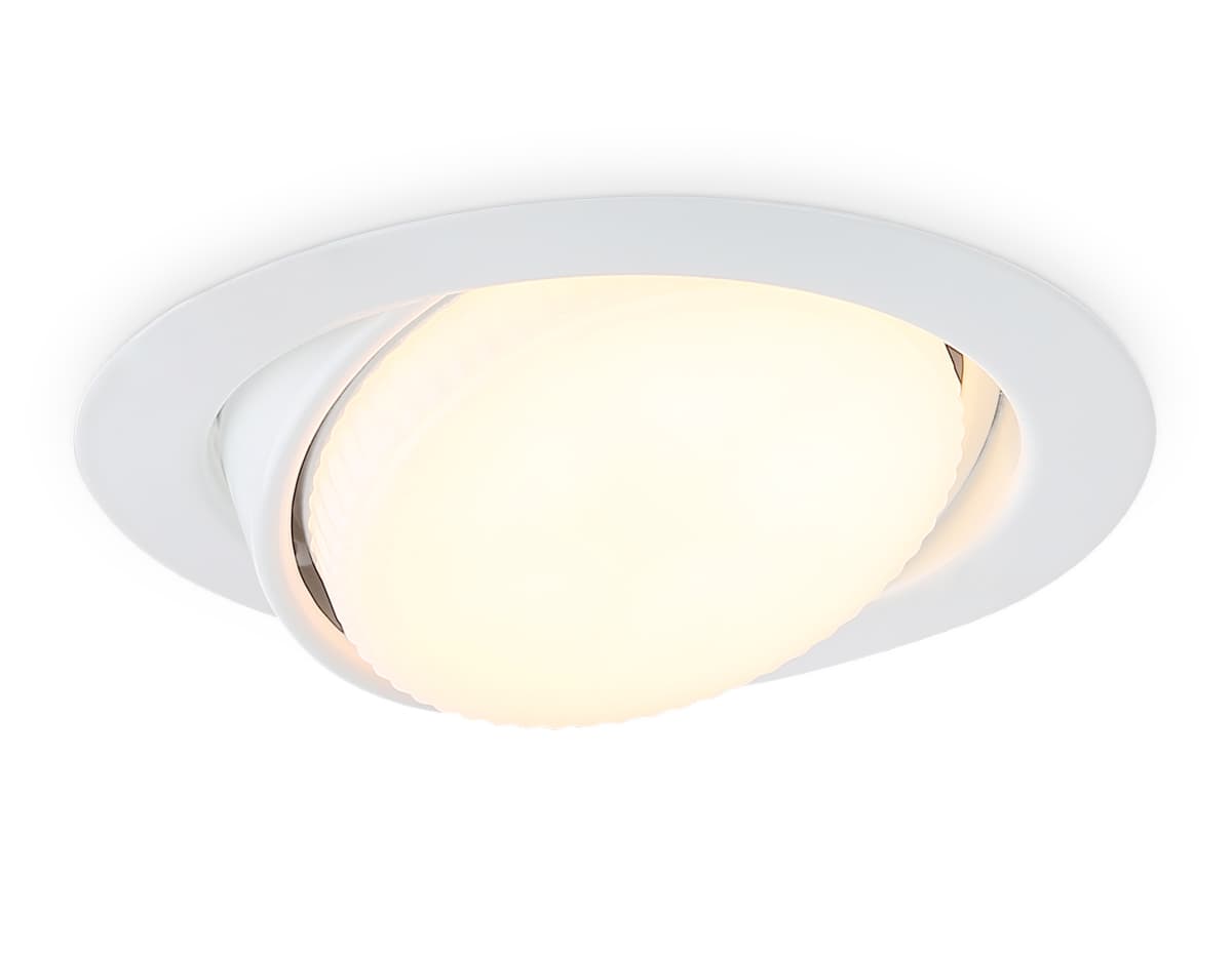 Светильник встраиваемый поворотный со сменной лампой GX53 G10122 WH белый GX53 max 12W D120*48 Ambrella Light 7