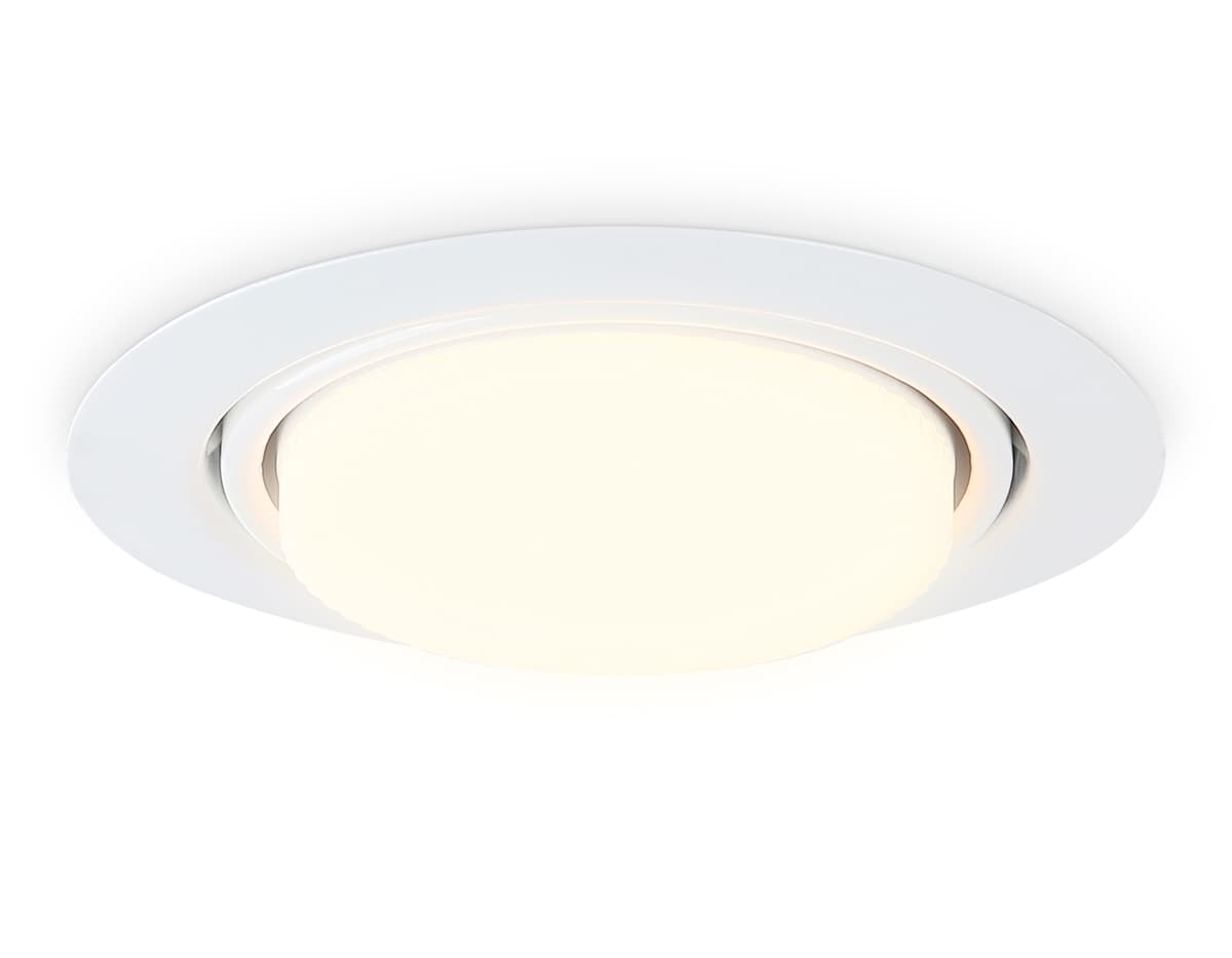 Светильник встраиваемый поворотный со сменной лампой GX53 G10122 WH белый GX53 max 12W D120*48 Ambrella Light 8